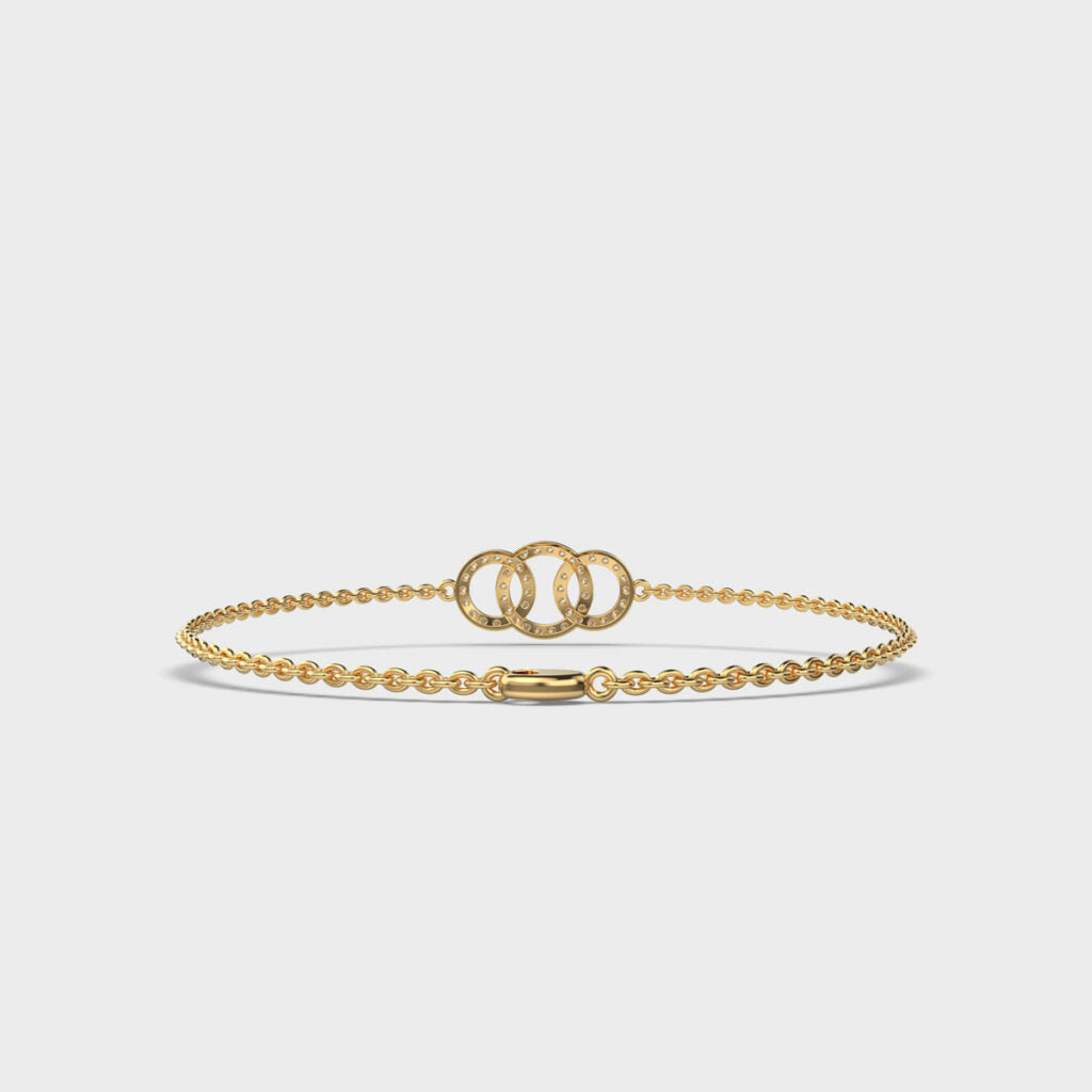 Medallion Diamond Bracelet - Koki Jewel