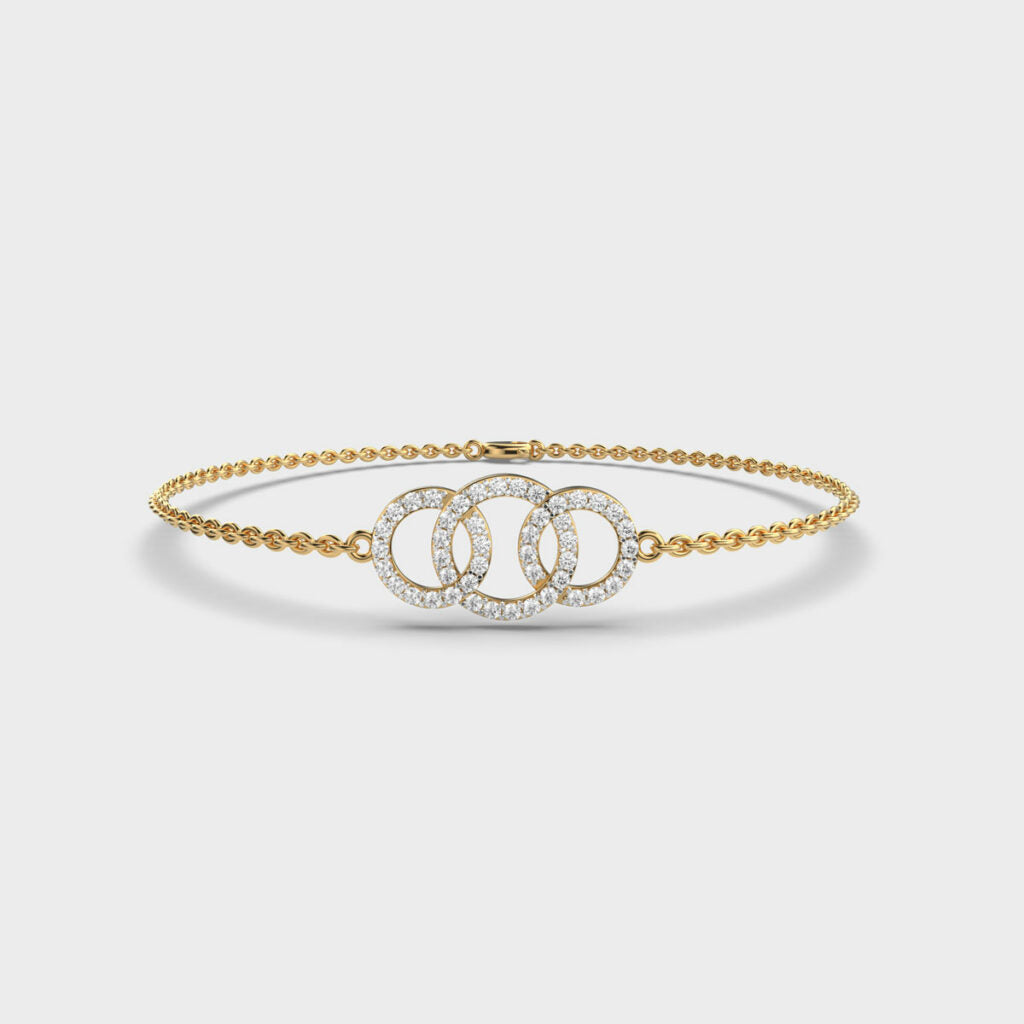 Medallion Diamond Bracelet - Koki Jewel
