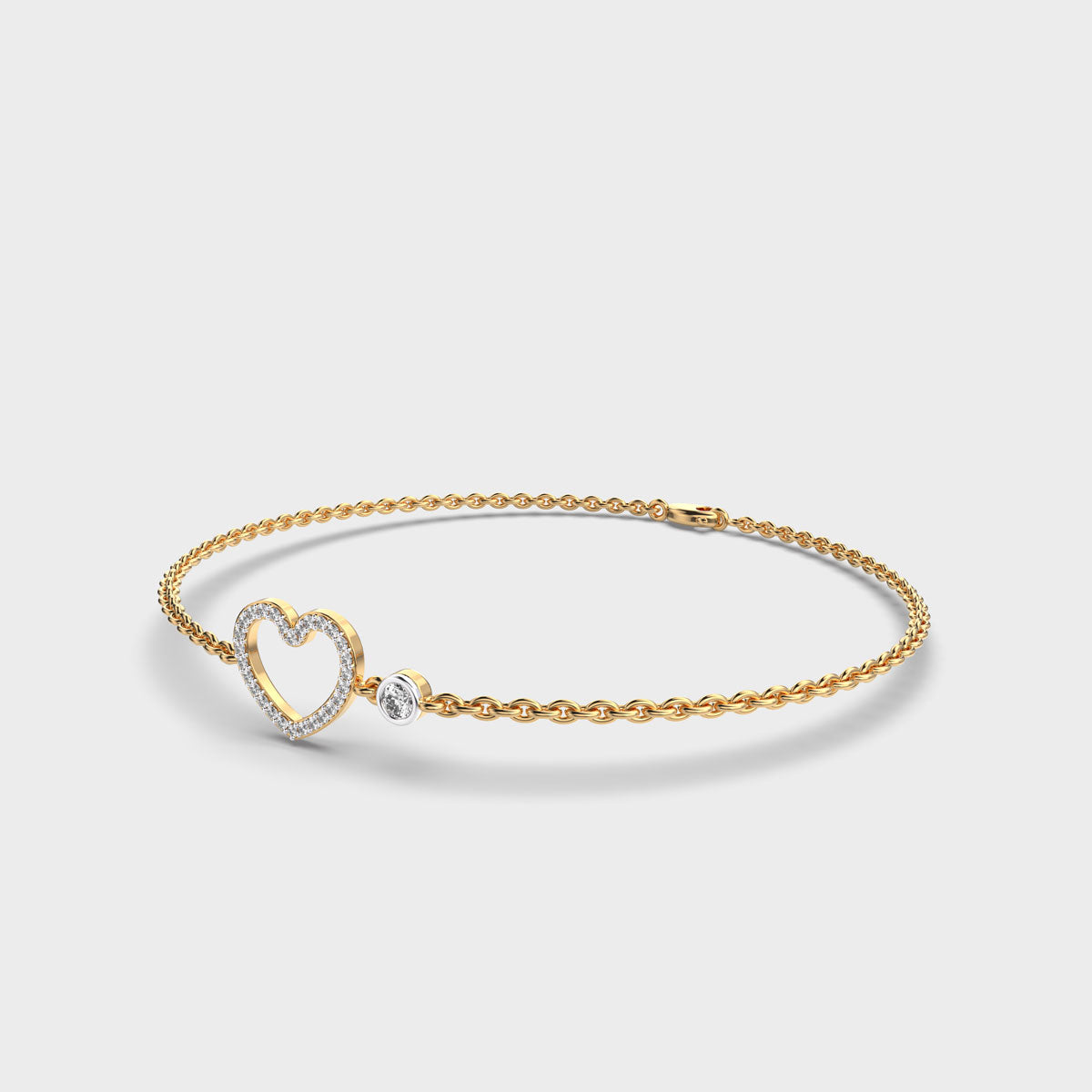 Hearty Charm Diamond Bracelet - Koki Jewel