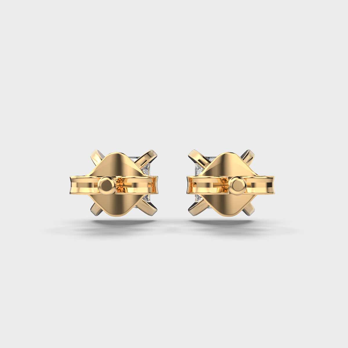 60 Cent Princess Diamond Studs - Koki Jewel