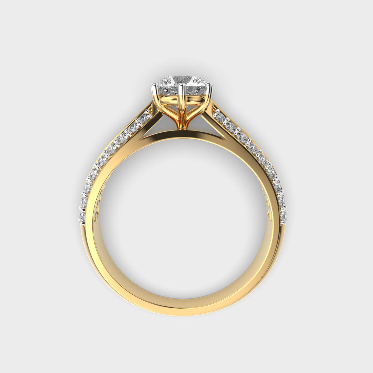50 Cent Timeless Solitaire Ring - Koki Jewel
