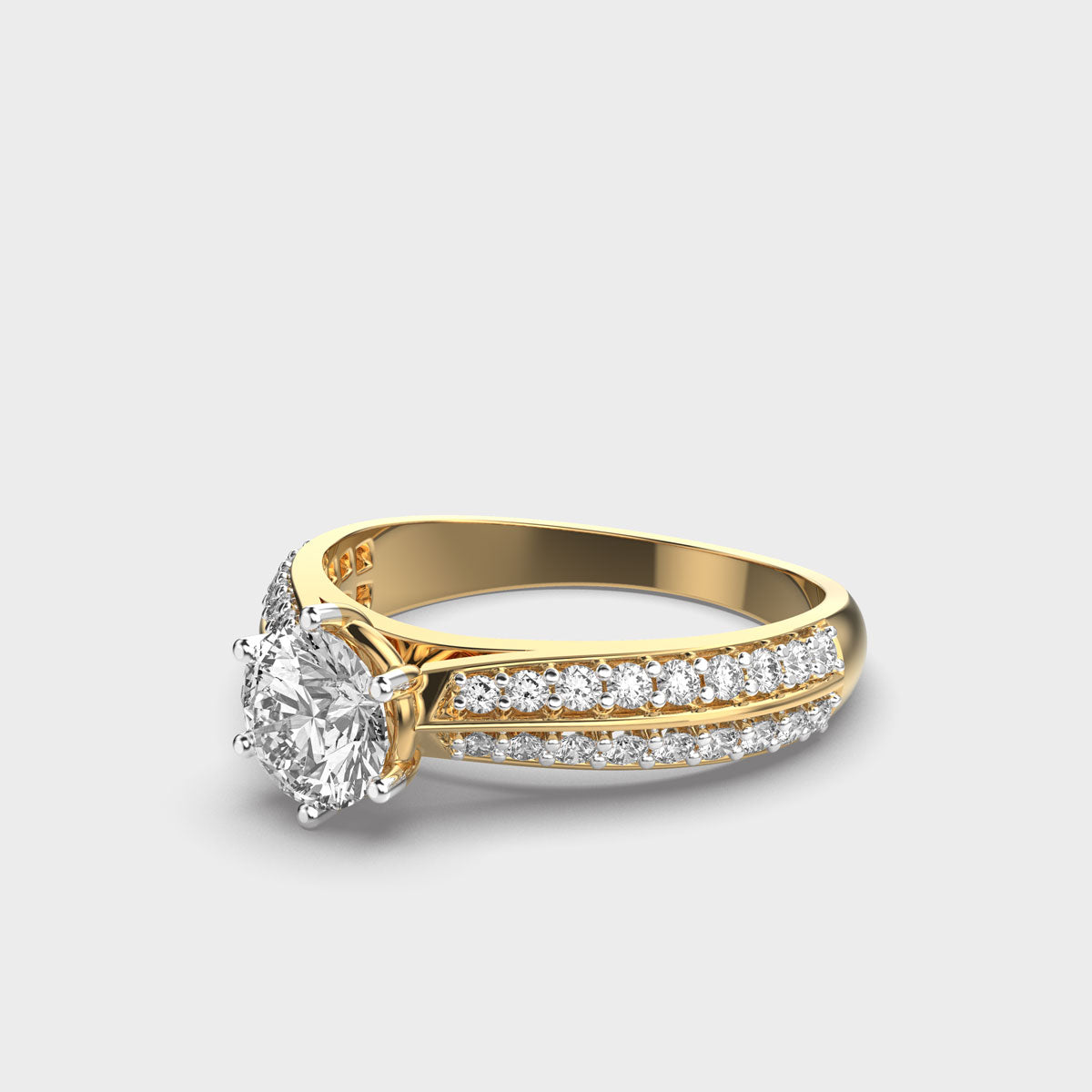50 Cent Timeless Solitaire Ring - Koki Jewel