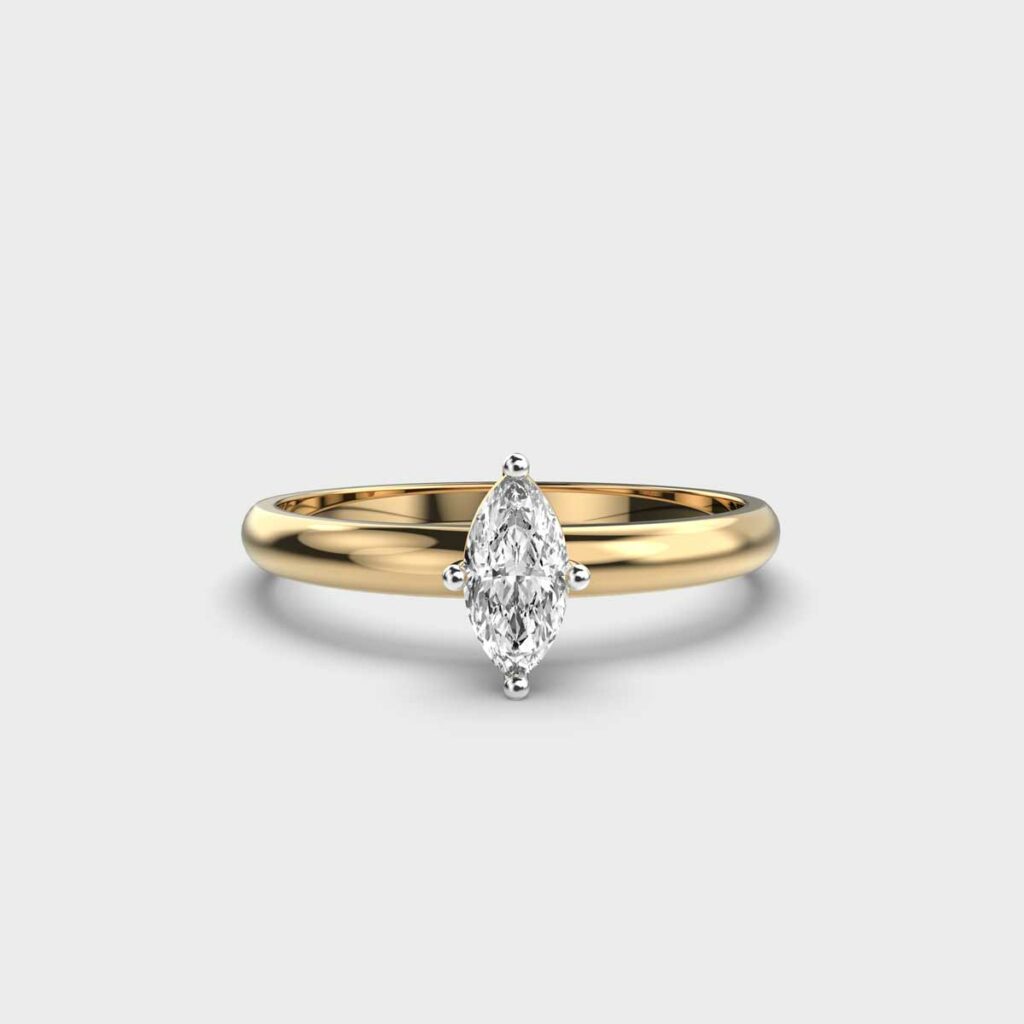 15 Cent Marquise Diamond Ring - Koki Jewel